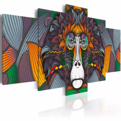 Planete Discount PD8220-200-100, Animaux divers, Bleu, Vert, Orange, Violet, Panneaux MDF, 2000 mm, 20 mm, 1000 mm