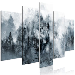 Tableau Mountain Predator 5 Pièces Wide - PD8223-200-100