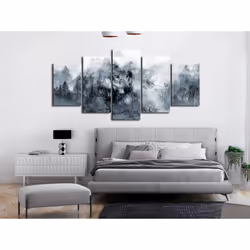 Tableau Mountain Predator 5 Pièces Wide - PD8223-200-100
