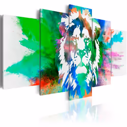 Planete Discount PD8249-200-100, Chats, Bleu, Vert, Rose, Blanc, Panneaux MDF, 2000 mm, 20 mm, 1000 mm