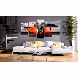 Tableau Lonely Elephant - PD8252-200-100