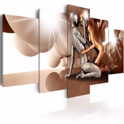 Planete Discount PD9021-200-100, Marron, Gris, Orange, Blanc, Panneaux MDF, 2000 mm, 20 mm, 1000 mm