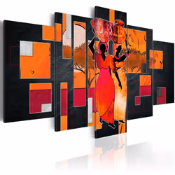 Planete Discount PD12004-200-100, Personnages, Gris, Orange, Rouge, Panneaux MDF, 2000 mm, 20 mm, 1000 mm