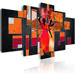 Tableau Tableau africain et ethnique Women Carrying Water - PD12004-200-100