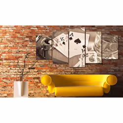 Tableau Vintage Poker night - sepia - PD12369-200-100