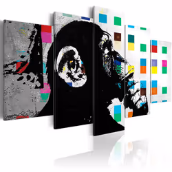 Planete Discount PD8270-200-100, Banksy, Multicolore, Panneaux MDF, 2000 mm, 20 mm, 1000 mm