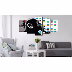 Tableau The Thinker Monkey Banksy - PD8270-200-100