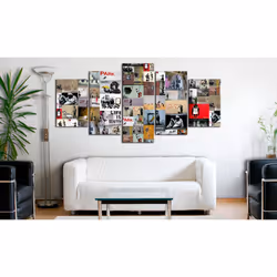 Tableau Art of Collage Banksy IV - PD8274-200-100