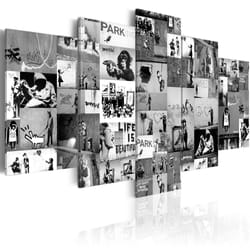 Tableau Banksy Graffiti Collage IV - PD8275-200-100
