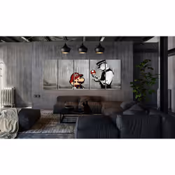 Tableau Mario Bros on Concrete - PD8278-225-90
