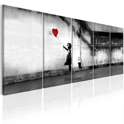 Tableau Banksy Runaway Balloon - PD8282-225-90