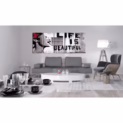 Tableau Banksy Life is Beautiful - PD8283-225-90