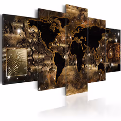 Planete Discount PD11525-200-100, Noir, Marron, Panneaux MDF, 2000 mm, 20 mm, 1000 mm