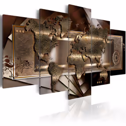 Planete Discount PD11532-200-100, Marron, Or, Panneaux MDF, 2000 mm, 20 mm, 1000 mm