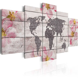 Tableau Cartes du monde Subtle World - PD11540-200-100
