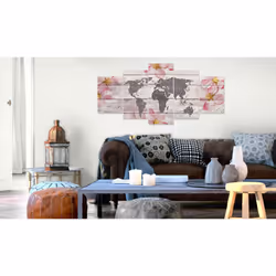Tableau Cartes du monde Subtle World - PD11540-200-100