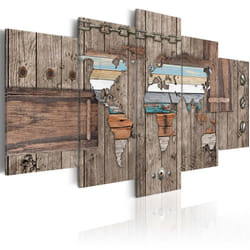 Tableau Cartes du monde Sea Travels - PD11542-200-100