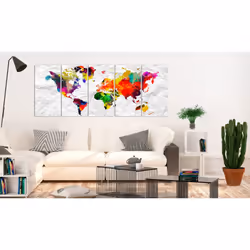 Tableau Cartes du monde World on Paper - PD11551-225-90