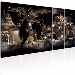 Planete Discount PD11556-200-80, Noir, Or, Argent, Blanc, Panneaux MDF, 2000 mm, 20 mm, 800 mm