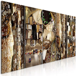 Tableau Tableau stylisé Together Forever (5 Parts) Narrow - PD12013-225-90