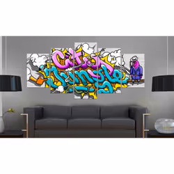 Tableau Graffiti city jungle - PD8291-200-100