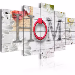 Planete Discount PD12388-100-50, Gris, Rouge, Blanc, Panneaux MDF, 1000 mm, 20 mm, 500 mm