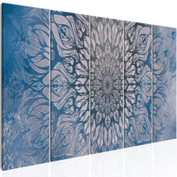 Tableau Zen Hypnosis (5 Parts) Blue Narrow - PD12575-225-90