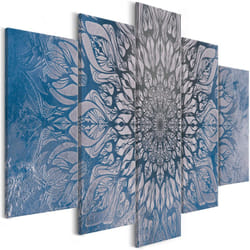 Tableau Zen Hypnosis (5 Parts) Blue Wide - PD12578-200-100