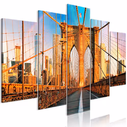 Planete Discount PD12136-100-50, New York, Multicolore, Panneaux MDF, 1000 mm, 20 mm, 500 mm