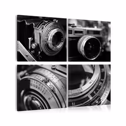 Planete Discount PD12398-80-80, Noir, Blanc, Panneaux MDF, 800 mm, 20 mm, 800 mm
