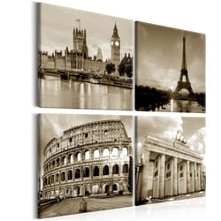 Tableau Villes European Capitals - PD12138-80-80