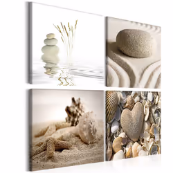 Planete Discount PD12581-80-80, Beige, Blanc, Panneaux MDF, 800 mm, 20 mm, 800 mm