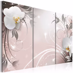 Planete Discount PD9096-120-80, Fleurs et plantes, Gris, Rose, Blanc, Panneaux MDF, 1200 mm, 20 mm, 800 mm