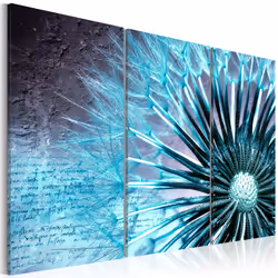 Planete Discount PD11249-120-80, Fleurs variées, Bleu, Violet, Panneaux MDF, 1200 mm, 20 mm, 800 mm