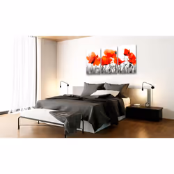 Tableau Fleurs Charming Poppies - PD11252-120-60