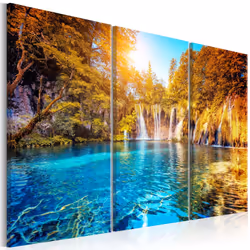 Planete Discount PD10025-120-80, Arbres, Bleu, Marron, Jaune, Panneaux MDF, 1200 mm, 20 mm, 800 mm
