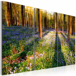 Planete Discount PD10027-120-80, Forêt, Marron, Vert, Violet, Panneaux MDF, 1200 mm, 20 mm, 800 mm