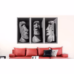 Tableau Tableau stylisé The Mystery of Easter Island - PD12015-120-80
