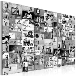 Tableau Banksy Graffiti Collage III - PD8305-120-80