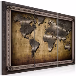 Planete Discount PD11571-120-80, Marron, Gris, Panneaux MDF, 1200 mm, 20 mm, 800 mm