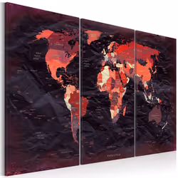 Planete Discount PD11585-120-80, Bourgogne, Orange, Violet, Rouge, Panneaux MDF, 1200 mm, 20 mm, 800 mm