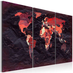 Tableau Cartes du monde Plan of the World - PD11585-120-80