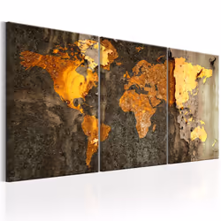 Planete Discount PD11586-60-30, Marron, Vert, Gris, Jaune, Panneaux MDF, 600 mm, 20 mm, 300 mm