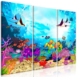 Tableau Pour enfants Underwater Fun (3 Parts) - PD11982-120-80