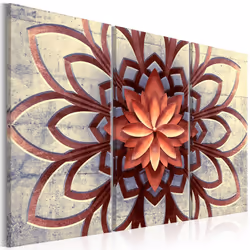 Planete Discount PD12585-120-80, Beige, Marron, Gris, Orange, Rouge, Panneaux MDF, 1200 mm, 20 mm, 800 mm