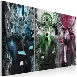 Tableau Animal Trio (3 Parts) Colorful - PD9103-120-80