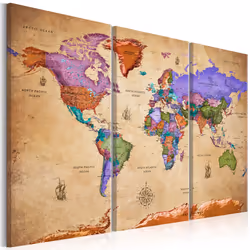 Planete Discount PD11594-120-80, Marron, Multicolore, Panneaux MDF, 1200 mm, 20 mm, 800 mm
