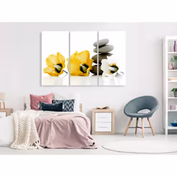 Tableau Zen Calm Mallow (3 Parts) Yellow - PD12597-120-80