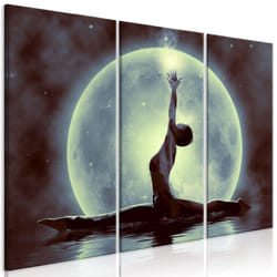Tableau Personnages Twine (3 Parts) Green - PD11888-120-80