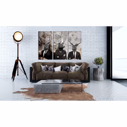 Tableau Deer in Suits I - PD8314-120-80